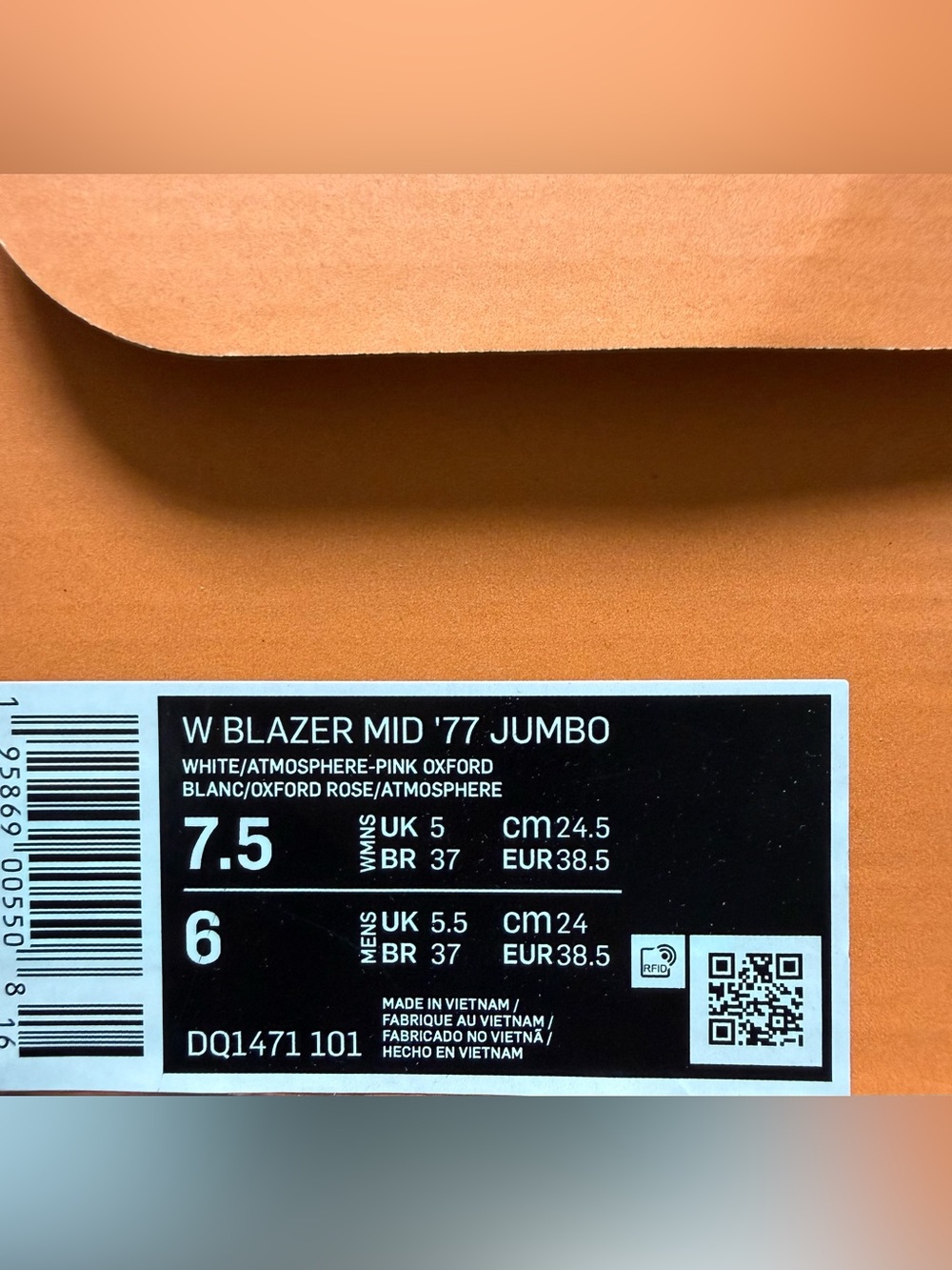 Nike Blazer Mid 77 Jumbo Women’s Size 7.5 Men’s Size 6 - Picture 7 of 7